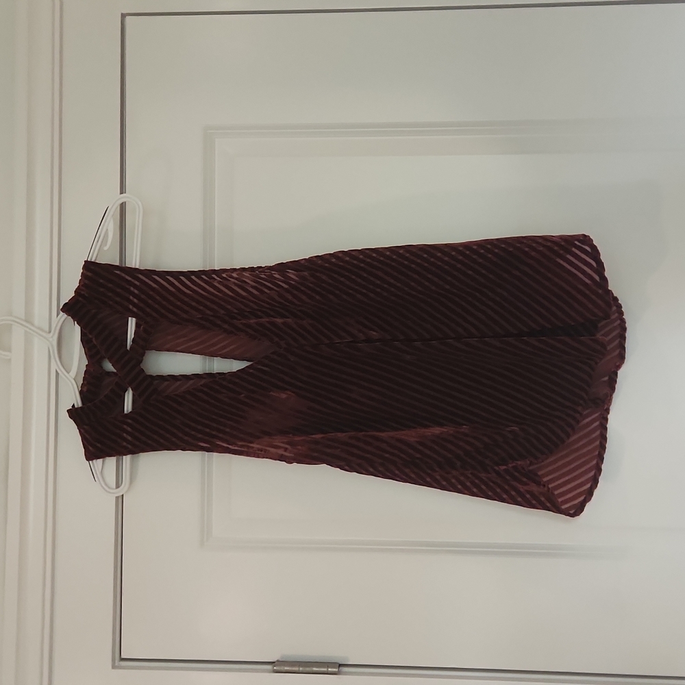 Silence and noise velvet burnout top